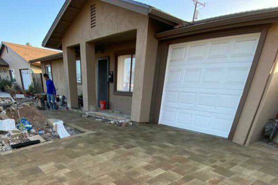 Before IID landscaping project in San Diego, CA 92117