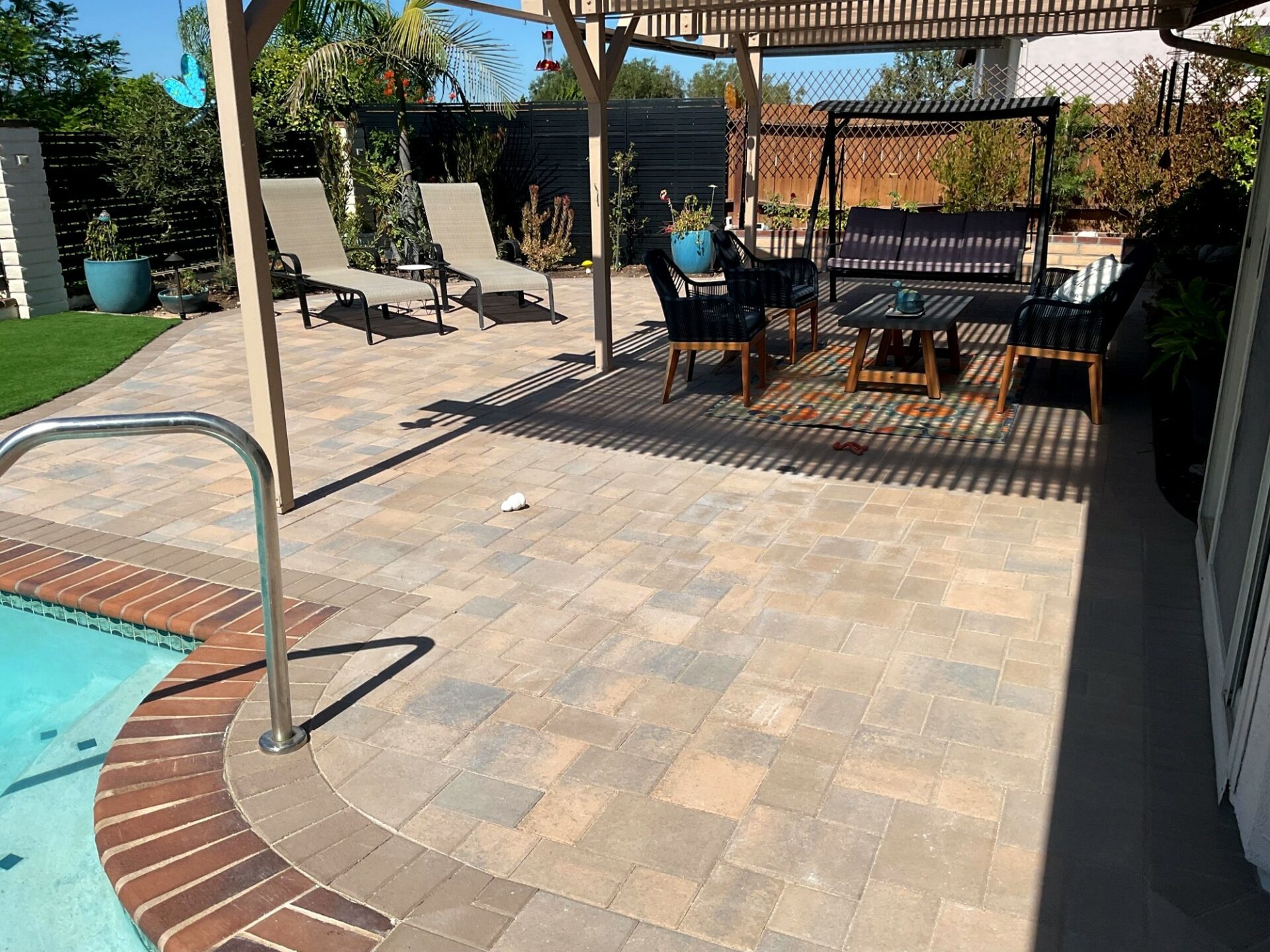 New Paver Pool Deck, Fletcher Hills, El Cajon