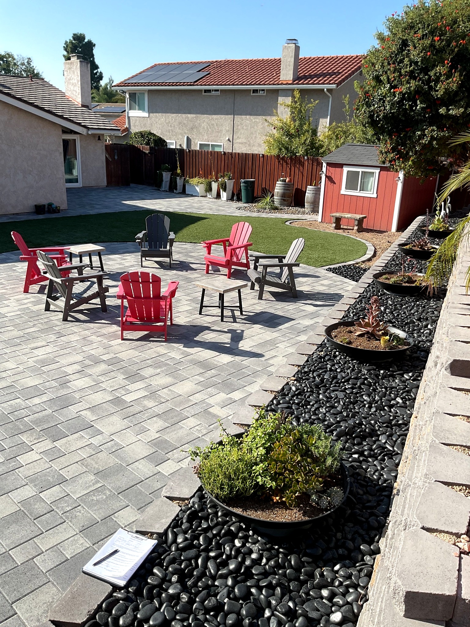Bonita Backyard: Pavers, Turf, and Drainage Done Right