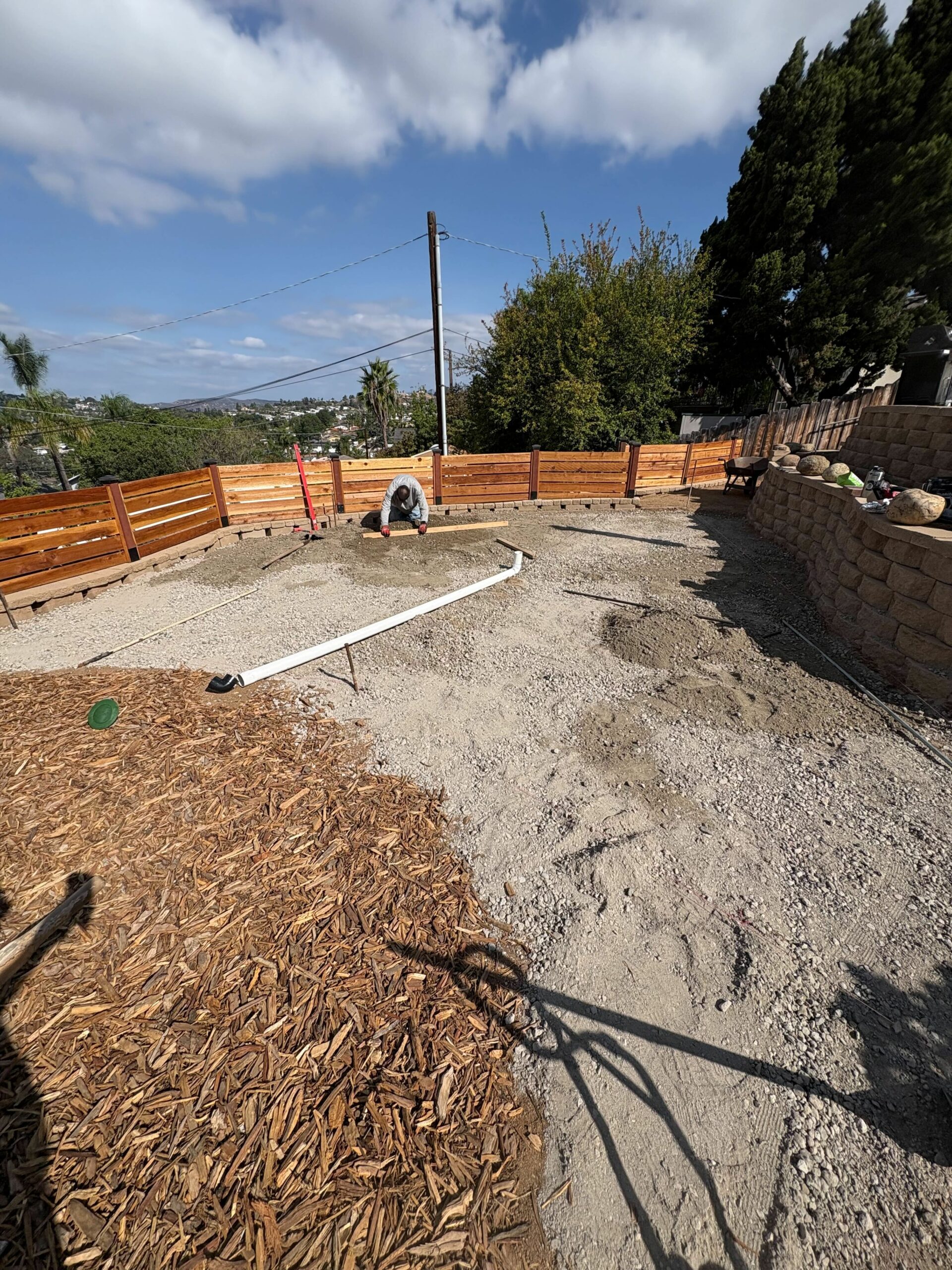 el cajon backyard pavers