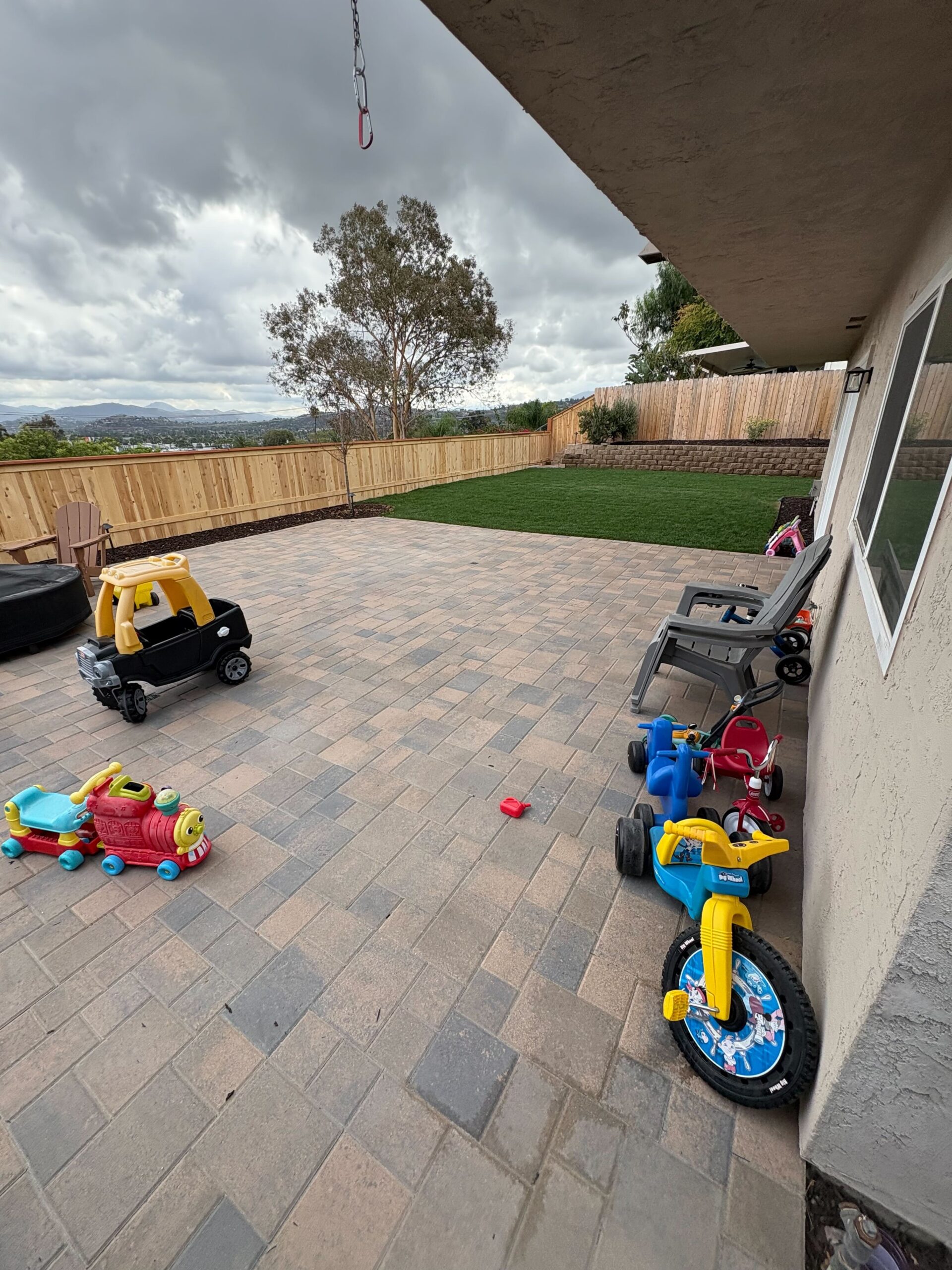 Backyard Fire Pit Sanctuary in Fletcher Hills, El Cajon