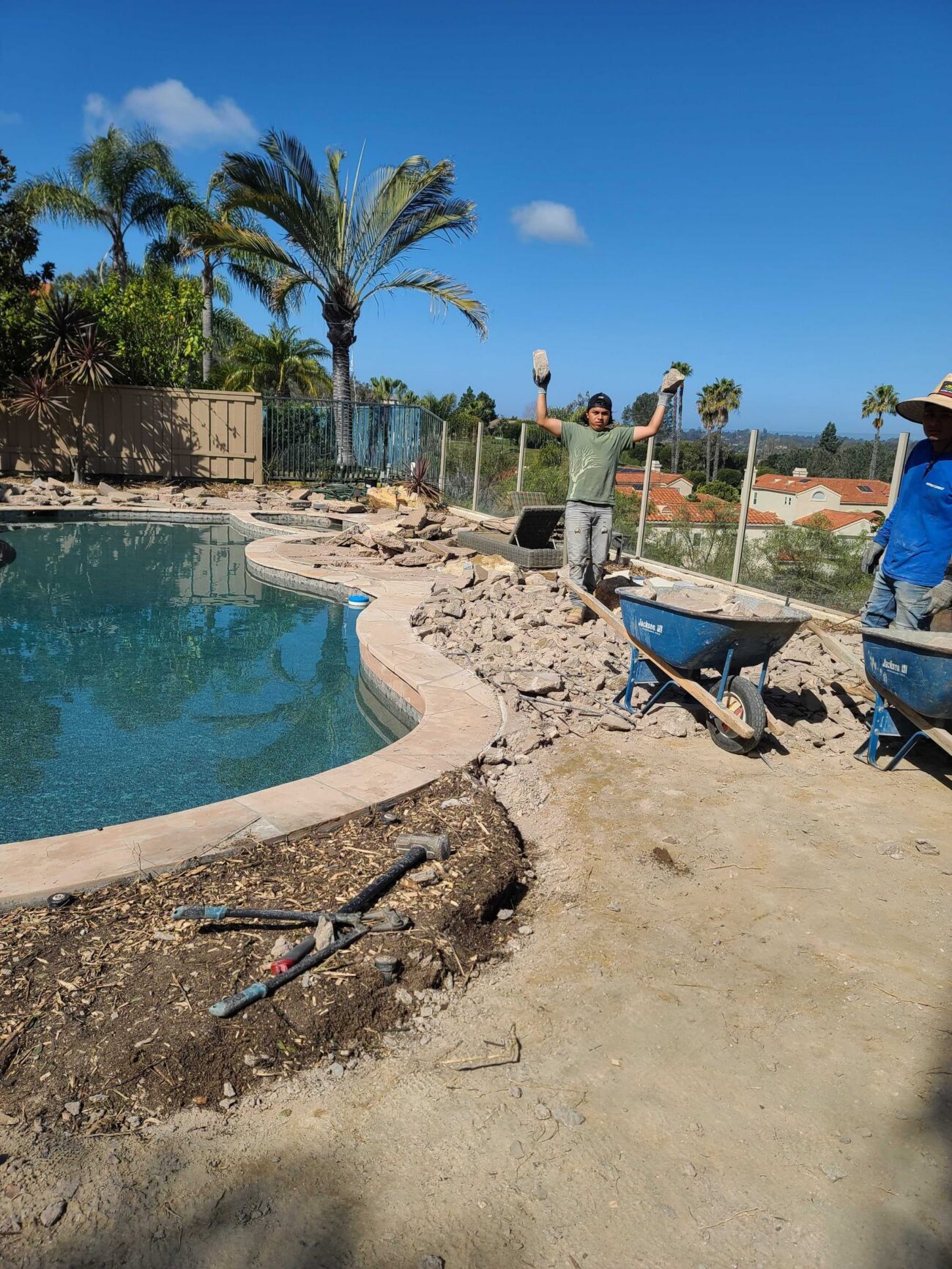 Outdoor living project in Carmel Valley (92130), San Diego. Install It Direct.