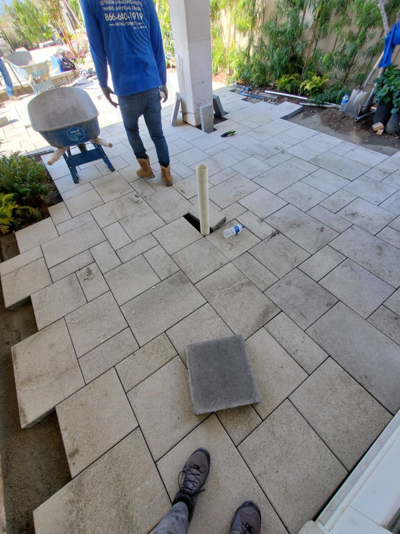 Outdoor living project in Carmel Valley (92130), San Diego. Install It Direct.
