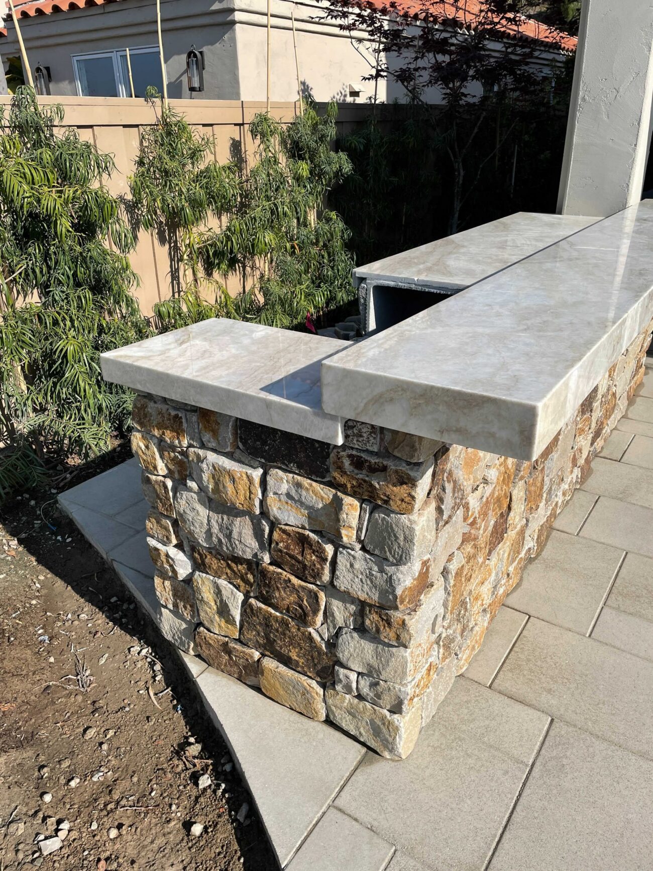 Outdoor living project in Carmel Valley (92130), San Diego. Install It Direct.