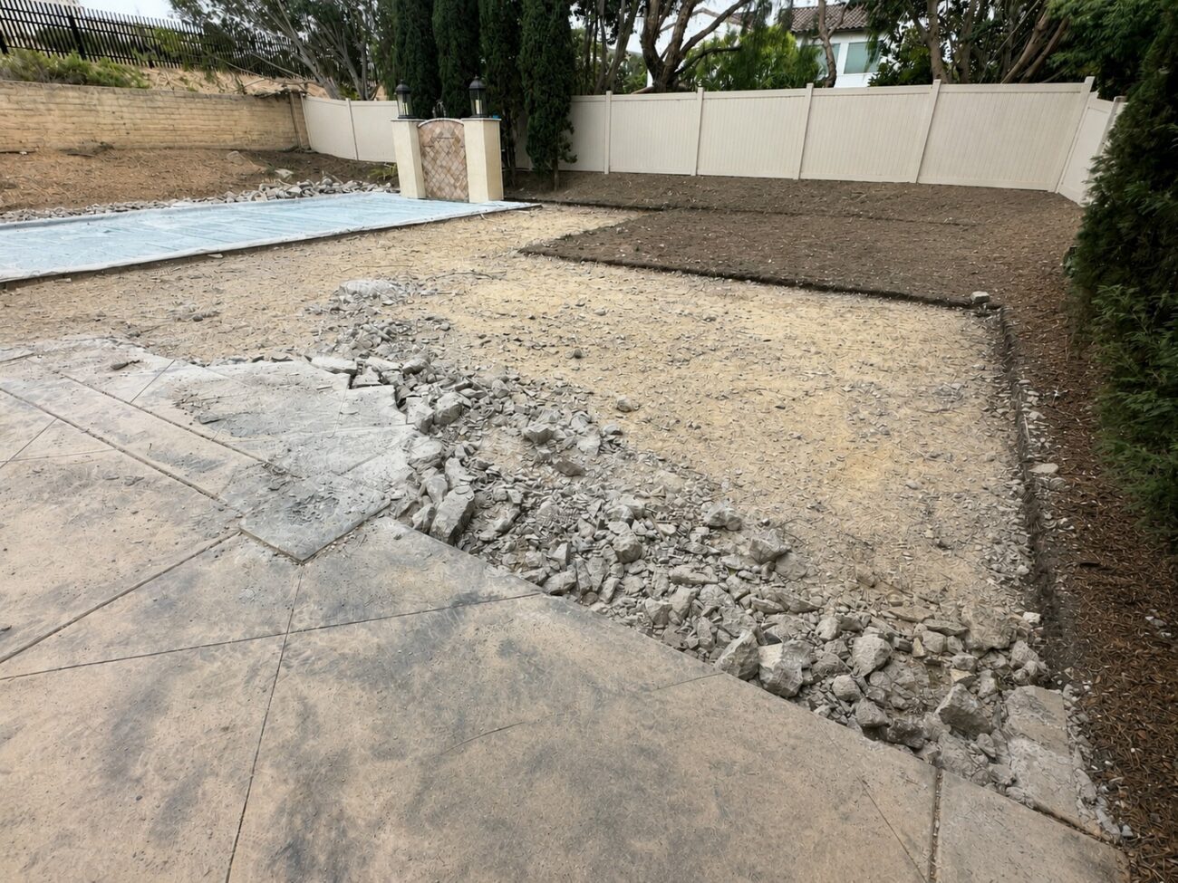 Manual reviewer selected this demolition photo as the before side of the public before/after pair.