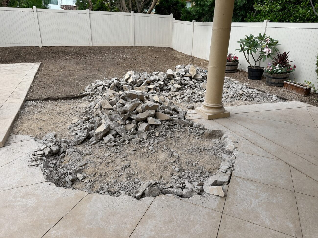 Manual reviewer selected this demolition photo as the before side of the second public before/after pair.